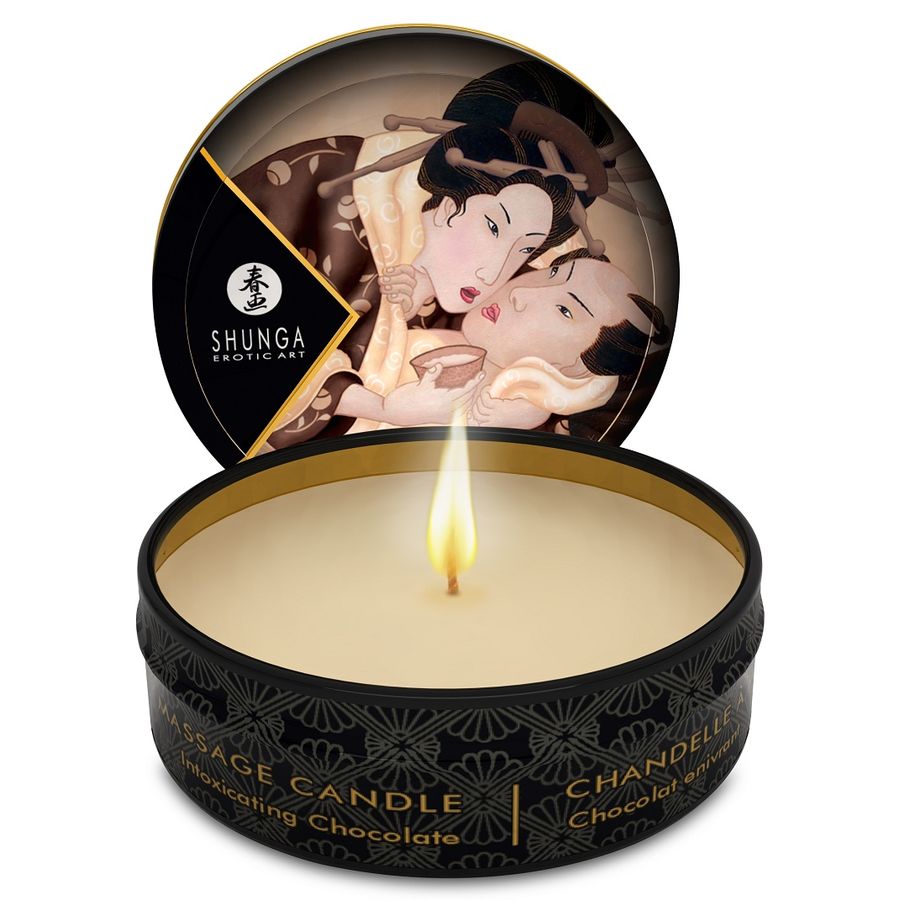 SHUNGA - MINI CARESS BY CANDLELIGHT DISPLAY VELAS MASAJE 24 UDS - Imagen 5