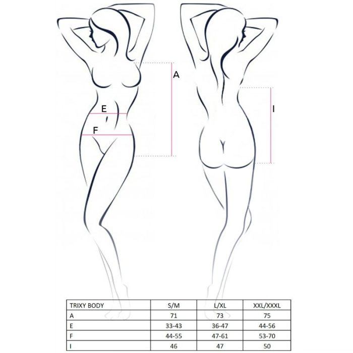 PASSION - WOMAN TRIXY TEDDY NEGRO TALLA L/XL - Imagen 2