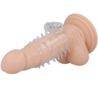 CASUAL LOVE - RING FUNDA PENE VIBRADOR TRANSPARENTE - Imagen 4