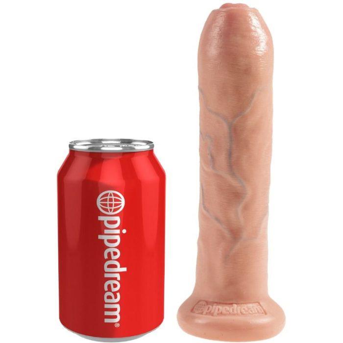 KING COCK - DILDO REALÍSTICO UNCUT NATURAL 21 CM - Imagen 3