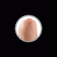 KING COCK - DILDO REALÍSTICO UNCUT NATURAL 23 CM - Imagen 2