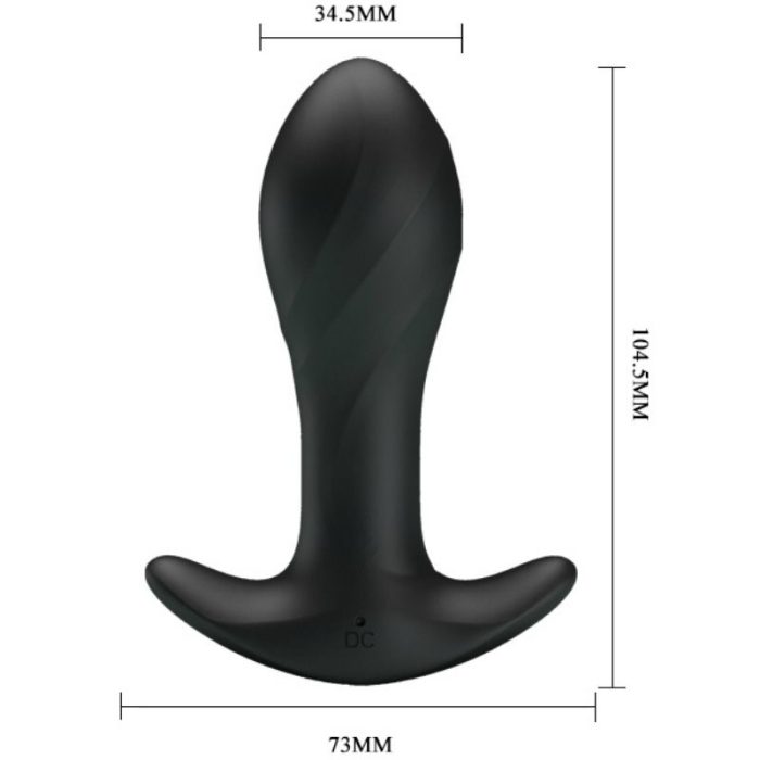 PRETTY LOVE - VIBRADOR ANAL NEGRO - Imagen 3