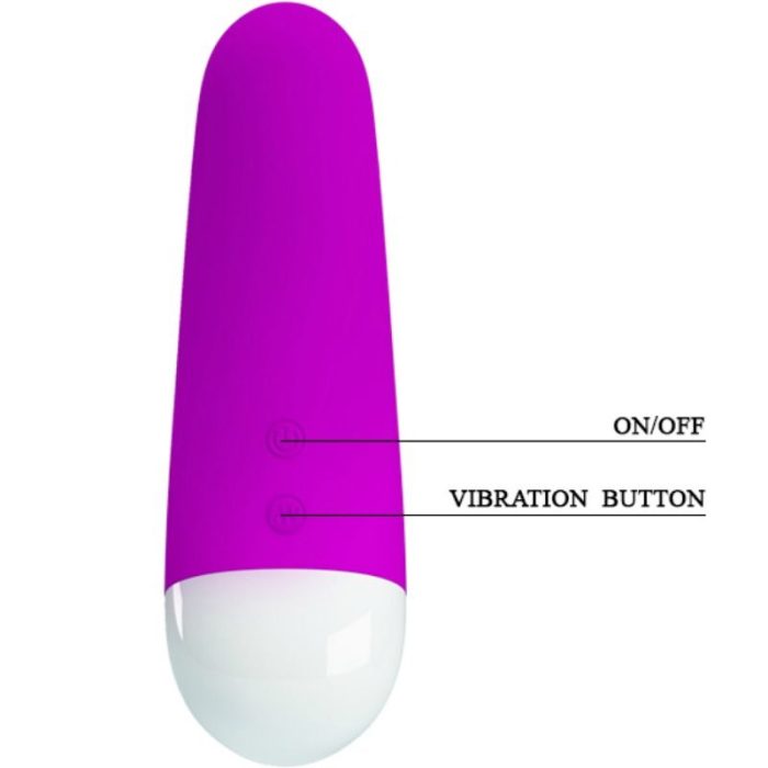 PRETTY LOVE - LUTHER MINI VIBRADOR 30 MODOS VIBRACION - Imagen 4