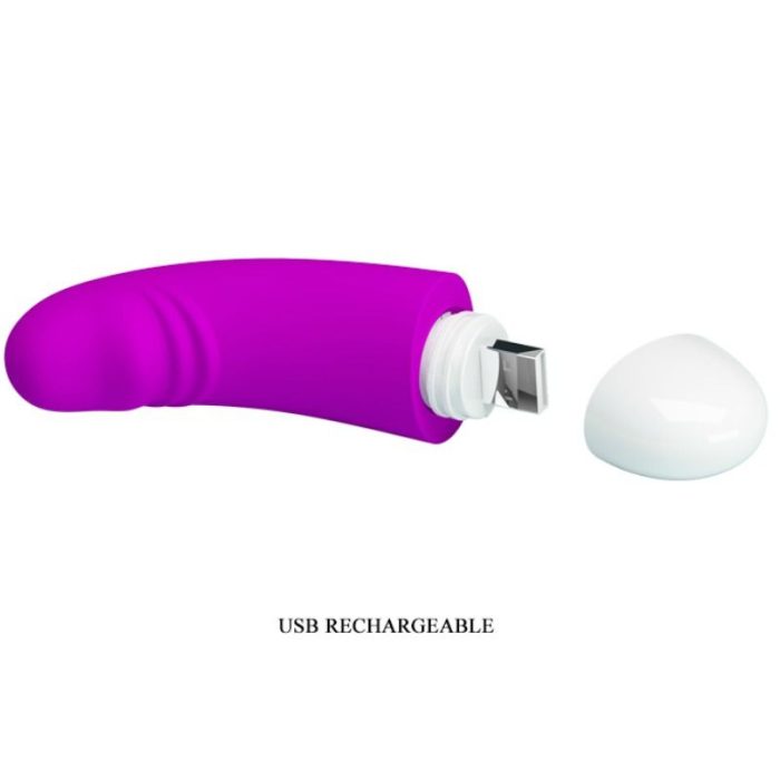 PRETTY LOVE - LUTHER MINI VIBRADOR 30 MODOS VIBRACION - Imagen 5