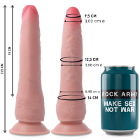 ROCKARMY - CRUSADER DILDO REALISTA DUAL DENSITY 21.5 CM -O- 4.46 CM - Imagen 2