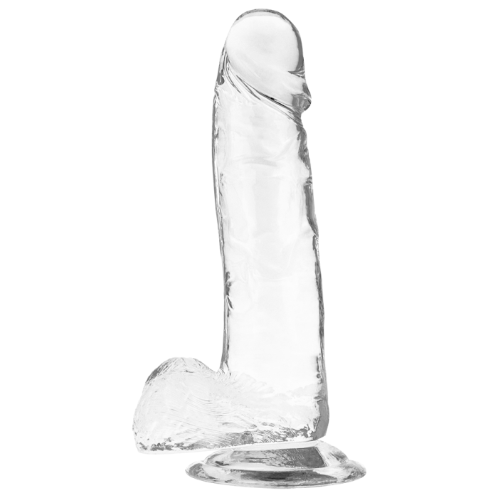 X RAY - CLEAR DILDO REALISTA TRANSPARENTE 20 CM -O- 4.5 CM - Imagen 4