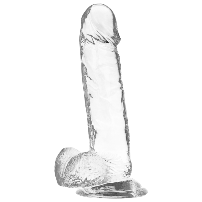 X RAY - CLEAR DILDO REALISTA TRANSPARENTE 20 CM -O- 4.5 CM - Imagen 2