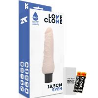 LOVECLONE - SVEN VIBRADOR REALÍSTICO SELF LUBRICATION 18.5 CM -O- 3.3 CM - Imagen 5