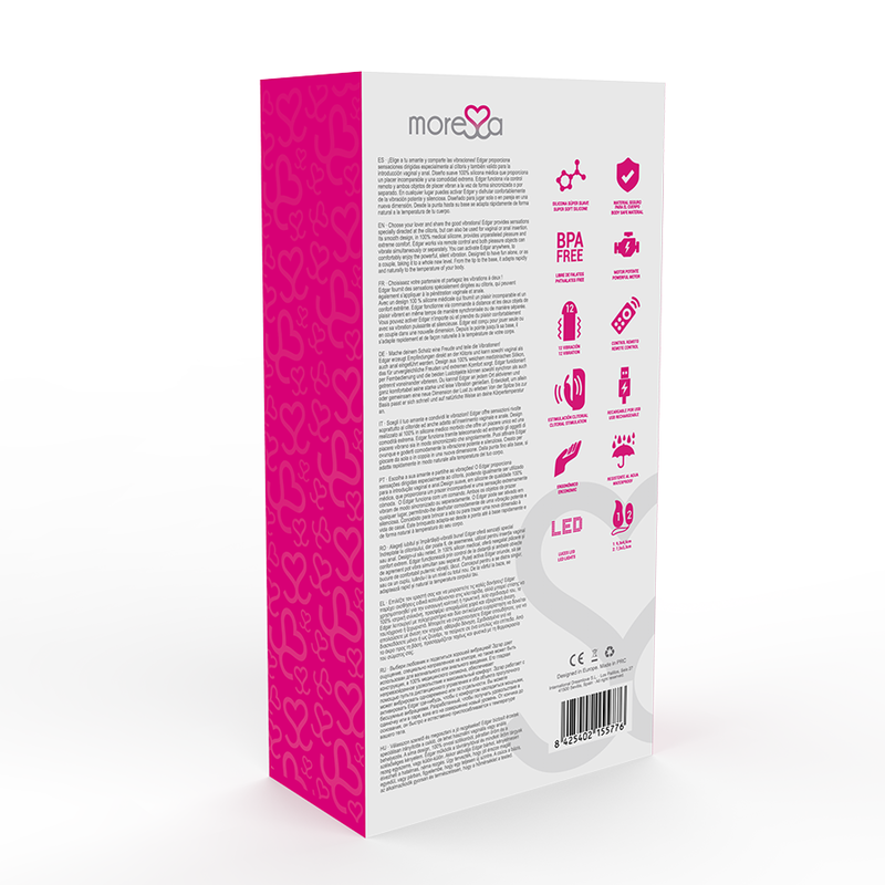 MORESSA - EDGAR SET DUO HUEVO REMOTO Y MANDO CON VIBRACIÓN INCORPORADA PREMIUM SILICONE CONTROL REMOTO - Imagen 4